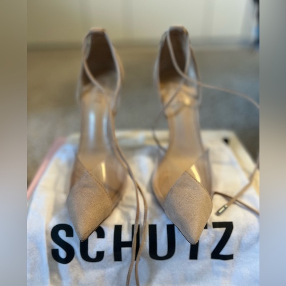 LIKE NEW Schutz Ankle Tie Pump - Picture 4 of 7